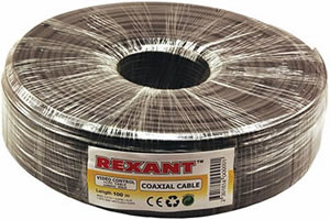 кабель ККСВ-П +2х0,5 кв.мм Rexant 01-4002 - бухта 100 м