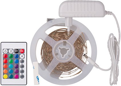 led лента 5м Navigator NLS-SET-02 - комплект с контроллером и адаптером