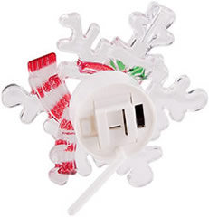 led фигурка Neon-Night 501-021 на присоске - отсек для 3 батареек LR41