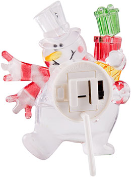 led фигурка Neon-Night 501-022 на присоске - отсек для батареек