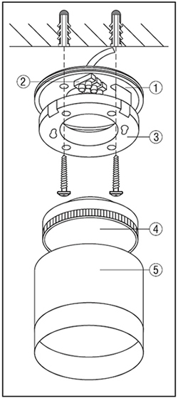 накладной точечный светильник Navigator NGX-C-002 - монтаж и подключение