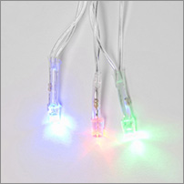 led гирлянда Uniel ULD-B1805-048/DTA Multi IP20 - провод прозрачный ПВХ