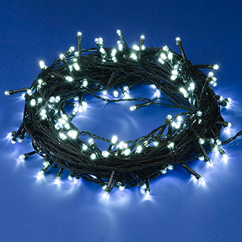 led гирлянда Uniel ULD-S2000-200/DGA White IP20 - включенная