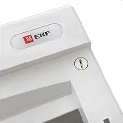 корпус навесной EKF PROxima ux-4x18-nw Unix - быстрое соединение лицевой панели с основанием