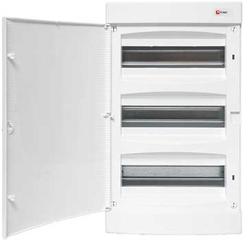 корпус навесной EKF PROxima ux-3x12-nw Unix - вид с открытой дверью
