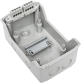 бокс пластиковый навесной EKF ux65-4-n Unix65 - конструкция