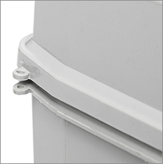 бокс пластиковый навесной EKF Unix65 - особенности конструкции