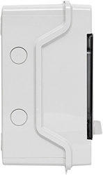 бокс пластиковый навесной EKF ux65-8-n Unix65 - вид сбоку