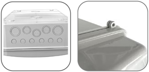 боксы пластиковые навесные EKF Unix65 - особенности конструкции