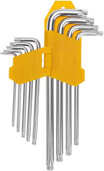 набор ключей имбусовых Tamper-Torx Kranz KR-12-5221 - внешний вид