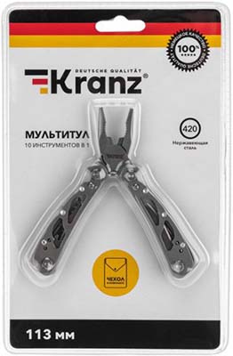 мультитул 10 в 1 Kranz KR-12-4902-2 - упаковка