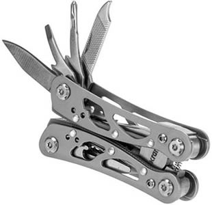мультитул 10 в 1 Kranz KR-12-4902-2 - внешний вид в раскрытом состоянии