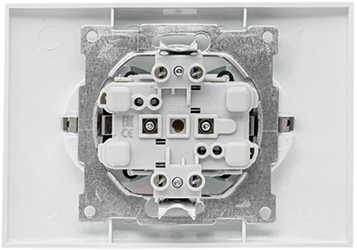 розетка 2-местная EKF EWR16-128-10 "Валенсия" - вид с тыльной стороны