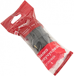 вилка каучуковая угловая EKF RPS-017-16-230-44-r PROxima - упаковка