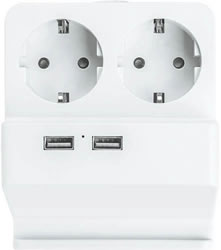 удлинитель 2-местный Navigator NPE-USB - внешний вид