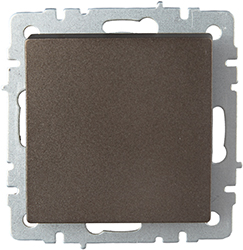 выключатель 1-клавишный перекрестный IEK ВС10-1-3-БрТБ Brite - внешний вид