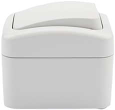 выключатель 1-клавишный Kranz KR-78-0601 Mini OG - вид сбоку