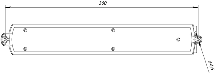 фильтр сетевой 6-местный Pilot S - размеры
