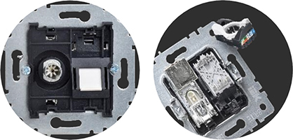 розетка TV+RJ45 IEK Brite - особенности конструкции