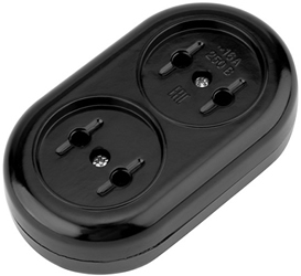 колодка 2-местная карболитовая Rexant 11-8981 - внешний вид