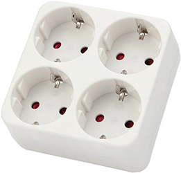 разветвитель на 4 розетки Rexant 11-1073 - внешний вид