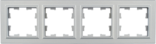 рамка 4-постовая IEK РУ-4-БрА Brite - внешний вид