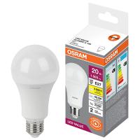 Лампа светодиодная 220В Е27 20Вт 3000К 1600лм стандарт A70 матовая Osram LED Value