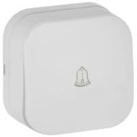 купить Глори белый выключатель кнопочный 1кл открытая 10А IP20  в Иванове Глори белый выключатель кнопочный 1кл открытая 10А IP20