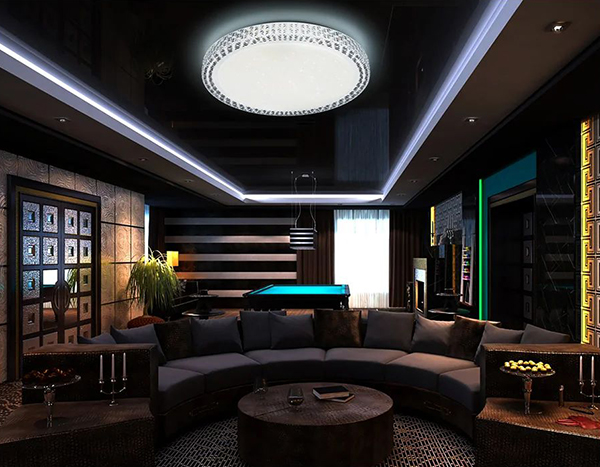 Светильник потолочный свд 48Вт 3000-6400К 3360лм круг белый пульт ДУ Crystal