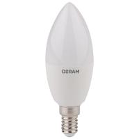 купить Лампа свд 220В E14 5Вт 4000К 470лм свеча B35 матовая Osram в Иванове Лампа свд 220В E14 5Вт 4000К 470лм свеча B35 матовая Osram