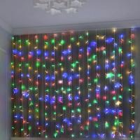 купить Гирлянда занавес 1,5*2,2м мульти 544свд IP20 прозрачный провод (до 8мод) в Иванове Гирлянда занавес 1,5*2,2м мульти 544свд IP20 прозрачный провод (до 8мод)