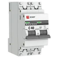 купить Автомат 2Р 40А C 4,5кА ВА47-63 EKF PROxima  в Иванове Автомат 2Р 40А C 4,5кА ВА47-63 EKF PROxima