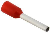 Наконечник-гильза 1-10 изолированный красный НШВИ IEK 20шт