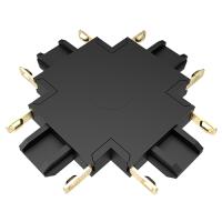 купить Коннектор черный X-обр. Jazzway MTR16 CX-BL  в Иванове Коннектор черный X-обр. Jazzway MTR16 CX-BL