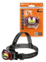 Фонарь головной 1СВД 3Вт 260лм 3*ААА IP44 TDM 