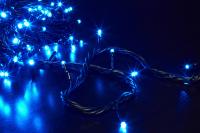 купить Гирлянда нить 12м синий 120свд с контроллером IP20 зеленый провод 8 режимов в Иванове Гирлянда нить 12м синий 120свд с контроллером IP20 зеленый провод 8 режимов