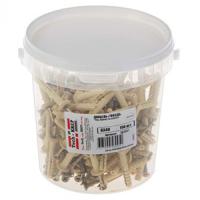 купить Дюбель-гвоздь 6*40мм гриб нейлон 150шт в Иванове Дюбель-гвоздь 6*40мм гриб нейлон 150шт