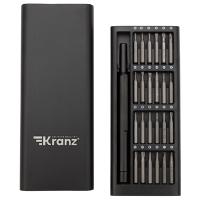 купить Набор бит с отверткой для точных работ 25 предметов сталь S2 твердость 64HRC в Иванове Набор бит с отверткой для точных работ 25 предметов сталь S2 твердость 64HRC