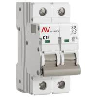 купить Автомат 2Р 16А C 6кА AV-6 EKF Averes  в Иванове Автомат 2Р 16А C 6кА AV-6 EKF Averes