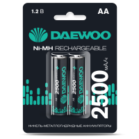 купить Аккумулятор AA(пальчик) 2500mAh 1,2В BL2 Daewoo в Иванове Аккумулятор AA(пальчик) 2500mAh 1,2В BL2 Daewoo