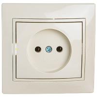 купить Мира бежевый розетка скрытая 1-мест IP20  в Иванове Мира бежевый розетка скрытая 1-мест IP20