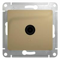 купить Глосса титан розетка TV оконечная скрытая 1-ая  в Иванове Глосса титан розетка TV оконечная скрытая 1-ая