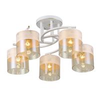 купить Светильник потолочный (люстра) 5*40Вт E27 белый/патина  в Иванове Светильник потолочный (люстра) 5*40Вт E27 белый/патина