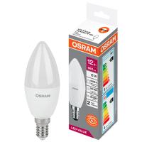 Лампа свеча свд Е14 12Вт 4000К 800лм B75 матовая Osram LED Value
