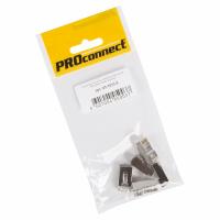 Разъем Jack компьютерный RJ45 8(8) Cat5e прозрачный экран (5шт.)