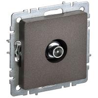 купить Брайт бронза розетка TV проходная скрытая 1-ая  в Иванове Брайт бронза розетка TV проходная скрытая 1-ая