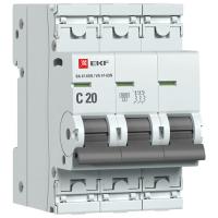 купить Автомат 3Р 20А C 6кА ВА47-63N EKF  в Иванове Автомат 3Р 20А C 6кА ВА47-63N EKF