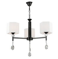 Светильник потолочный (люстра) 3*60Вт E27 черный