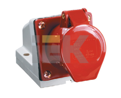 купить Розетка силовая стационарная 32А 3P+PE IP44 ССИ-124 IEK  в Иванове Розетка силовая стационарная 32А 3P+PE IP44 ССИ-124 IEK