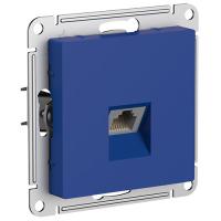 купить Атлас аквамарин розетка RJ45 скрытая 1-ая  в Иванове Атлас аквамарин розетка RJ45 скрытая 1-ая